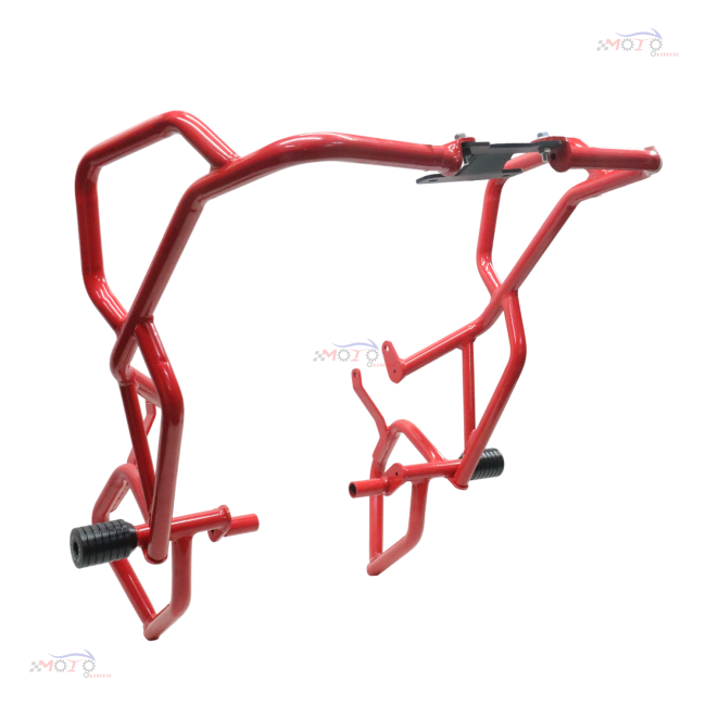 Upper Lower Crash Guard (red) For Apache Rtx 300